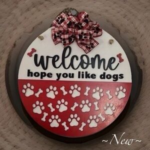 Dog Lovers 🐾Welcome🐾 Sign🐾 Door or Wall🐾🆕🐾